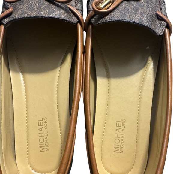 Michael Kors Tan and Brown Women's Loafers - Picture 3 of 6